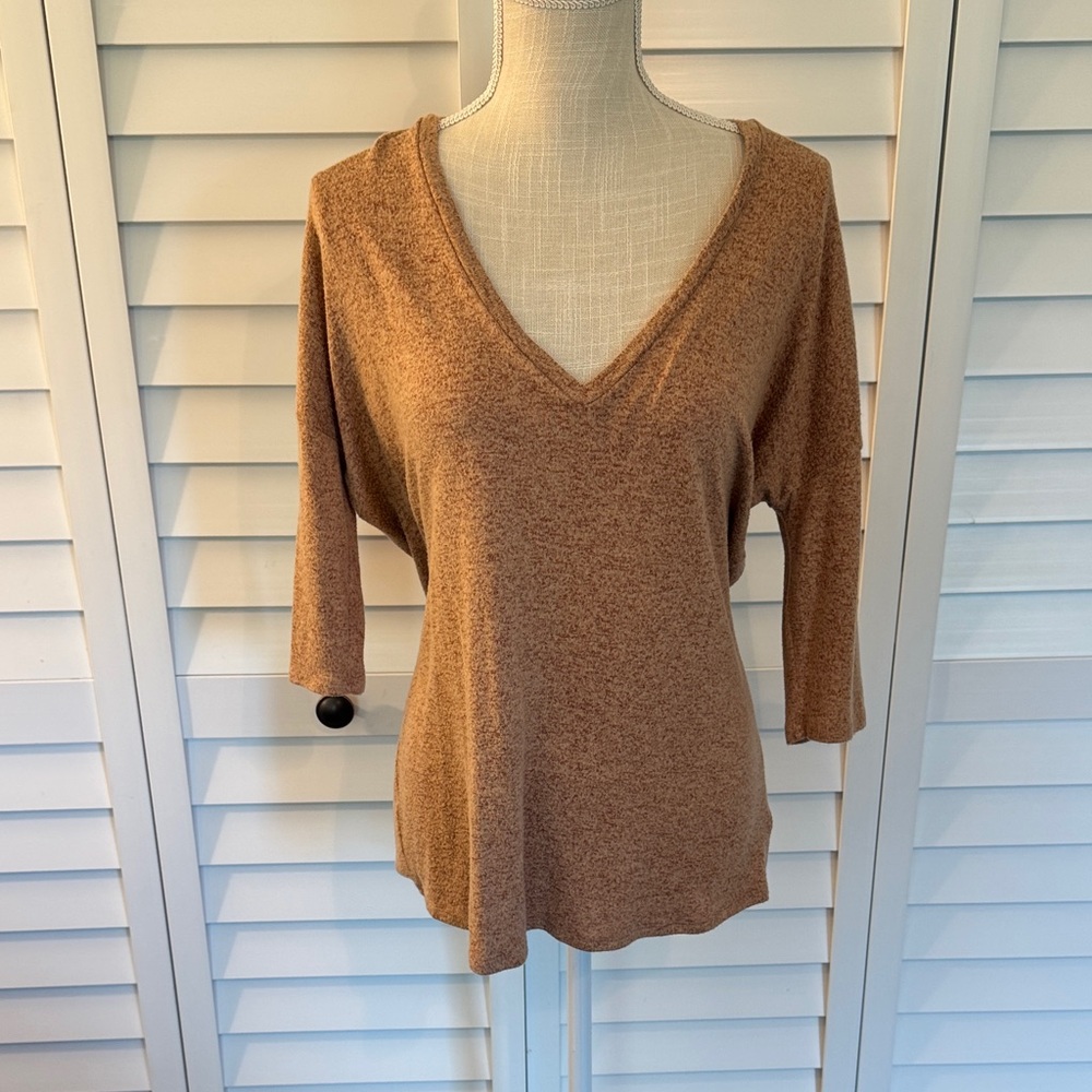 Express Deep V-Neck Slouchy Top